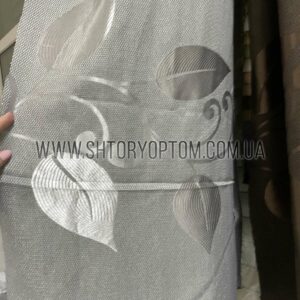 Шторы мешковина блэкаут с рисунком оптом