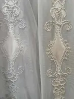 Тюль с кордовой вышивкой Fiorella — изображение 2