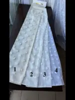 Тюль на льне 3д пон пон