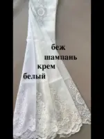 Купити тюль оптом тайбамбук с вышивкой №2