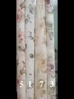 Тюль под лен Флора 2