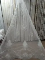Купить тюль оптом Arabella с кордовой вышивкой