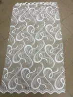 Тюль с вензелем короткая оптом для кухни